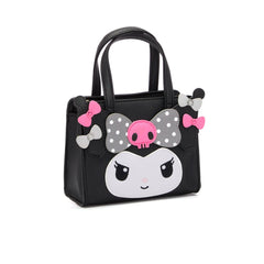 Kuromi 2-Way Mini Black Handbag (Dainty Doll Series)
