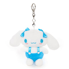 Cinnamoroll Plush Mascot Keychain (Blue Overalls)