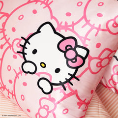 Hello Kitty x Kitsch Faces Pillowcase (Pink)