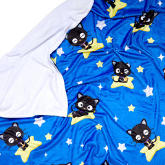 Chococat Starry Night Throw Blanket
