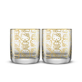 Hello Kitty Charmed Short Drinking Glasses (Set of 2)