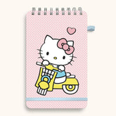 Hello Kitty Hello Kitty x Studio Oh! Classic Pink Top-Spiral Notebook with Pocket & Pen Loop