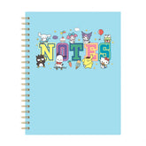 Hello Kitty and Friends x Studio Oh! College Letters Blue Extra-Large Spiral Notebook