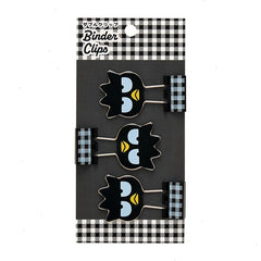 Badtz-maru Gingham Binder Clips (Set of 3)
