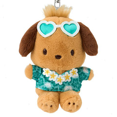 Pochacco Plush Mascot Keychain (Suntan Series)
