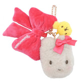 Marron Cream Plush Mini Face Pouch (Teddy Friend Series)