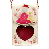 Marron Cream Mini Crossbody Bag (Teddy Friend Series)