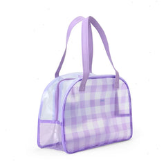 Kuromi Clear Gingham Mini Handbag