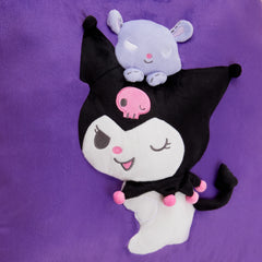 Kuromi 2-Way Throw Pillow (Home Essentials Series)