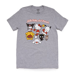 Hello Kitty and Friends Adult Thankful Apples Tee (Heather)