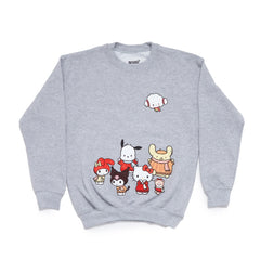 Hello Kitty and Friends Big Kids Cozy Fleece Loungewear Set (Heather)