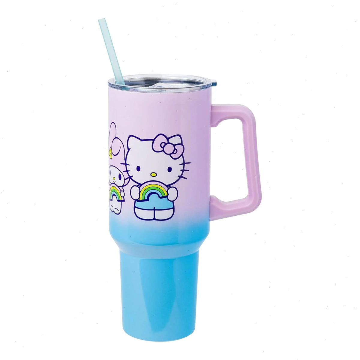 Hello Kitty and Friends 40oz Stainless Steel Travel Tumbler (Rainbow)