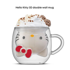 Hello Kitty 3D Double Wall Coffee Mug