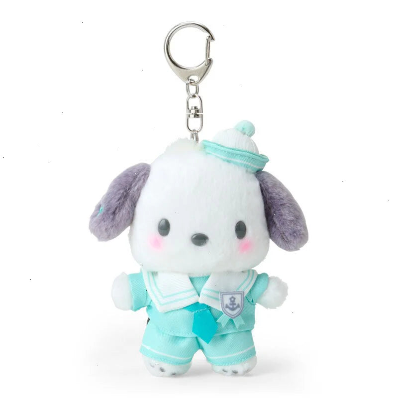 Pochacco Plush Mascot Keychain (Sailor Series)