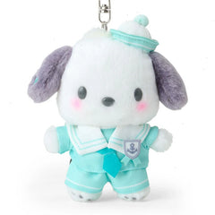 Pochacco Plush Mascot Keychain (Sailor Series)