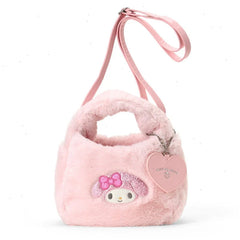 My Melody Plush Boa Crossbody Bag
