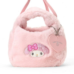 My Melody Plush Boa Crossbody Bag