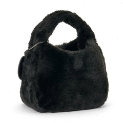 Kuromi Plush Boa Crossbody Bag