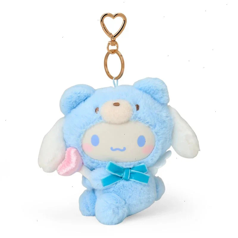 Cinnamoroll Plush Mascot Keychain (Angel Teddy Bear Series) 