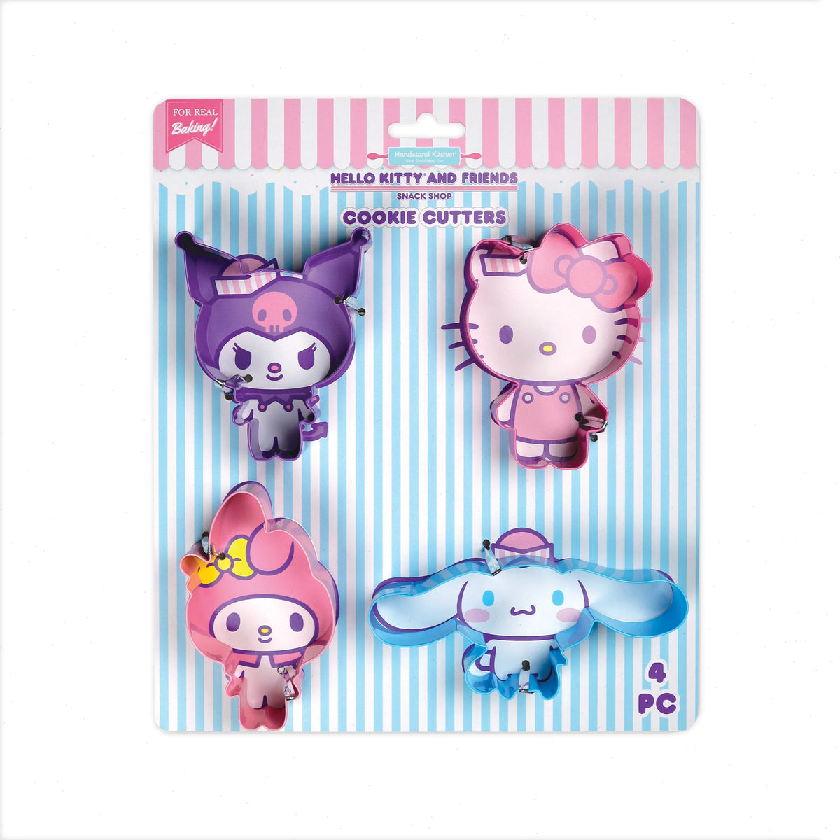 Hello Kitty and Friends Snack Shop Cookie Cutters (Set of 4)