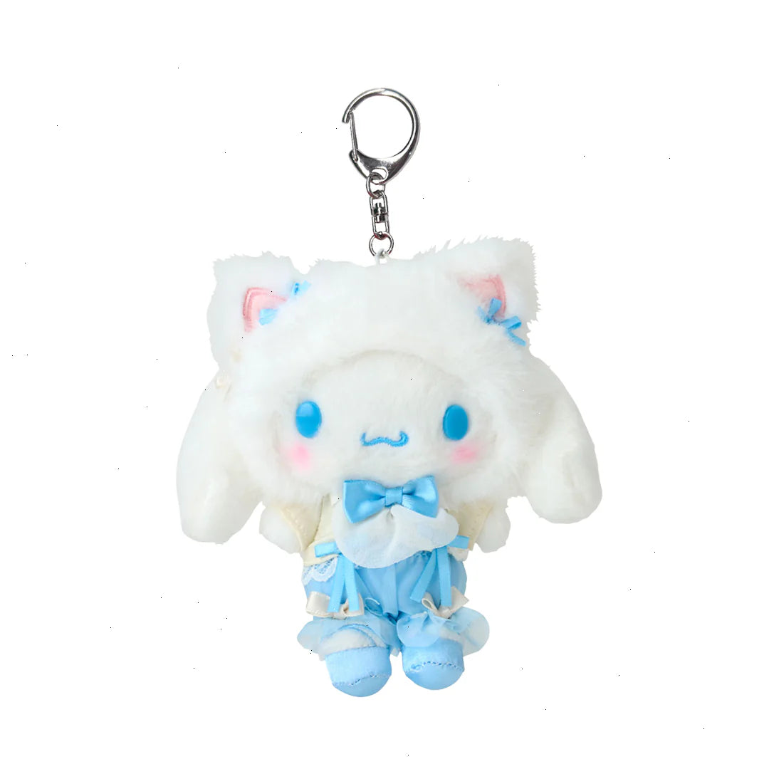 Cinnamoroll Plush Mascot Keychain (Ballet Kitten Series)