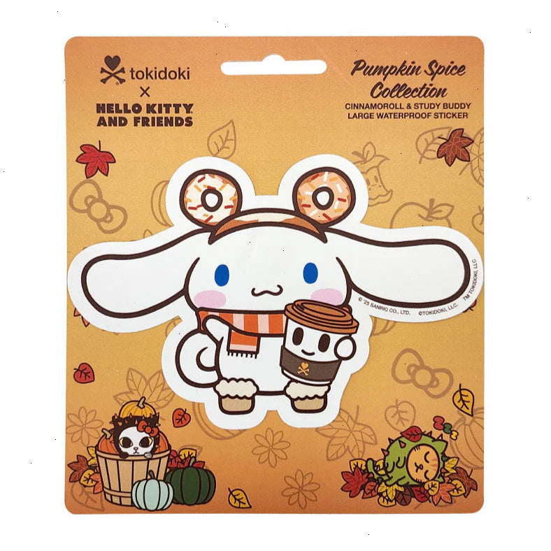 Cinnamoroll x Tokidoki Large Sticker (Pumpkin Spice Harvest)